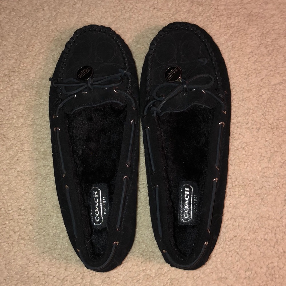Coach slipper moccasins